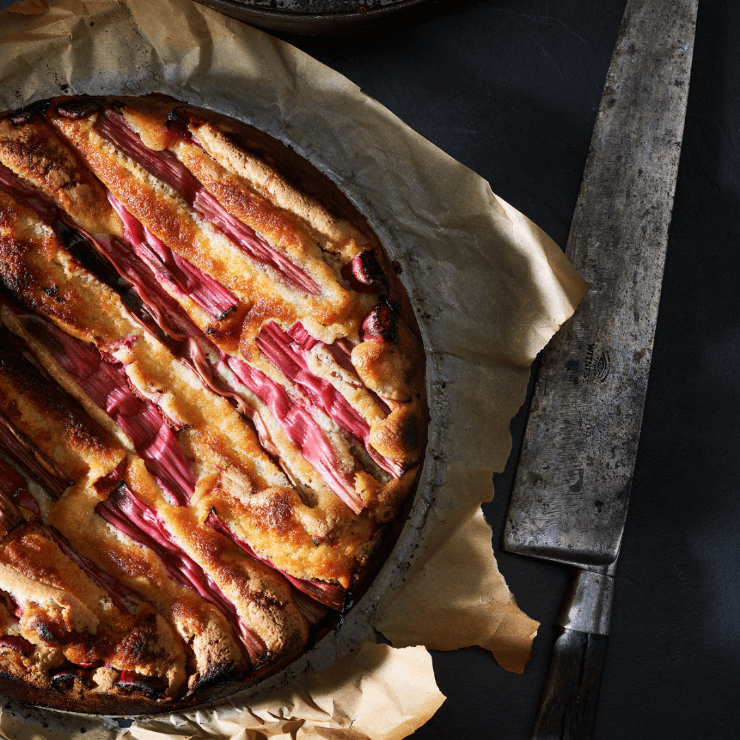 Petra Galler's Rhubarb Custard Cake