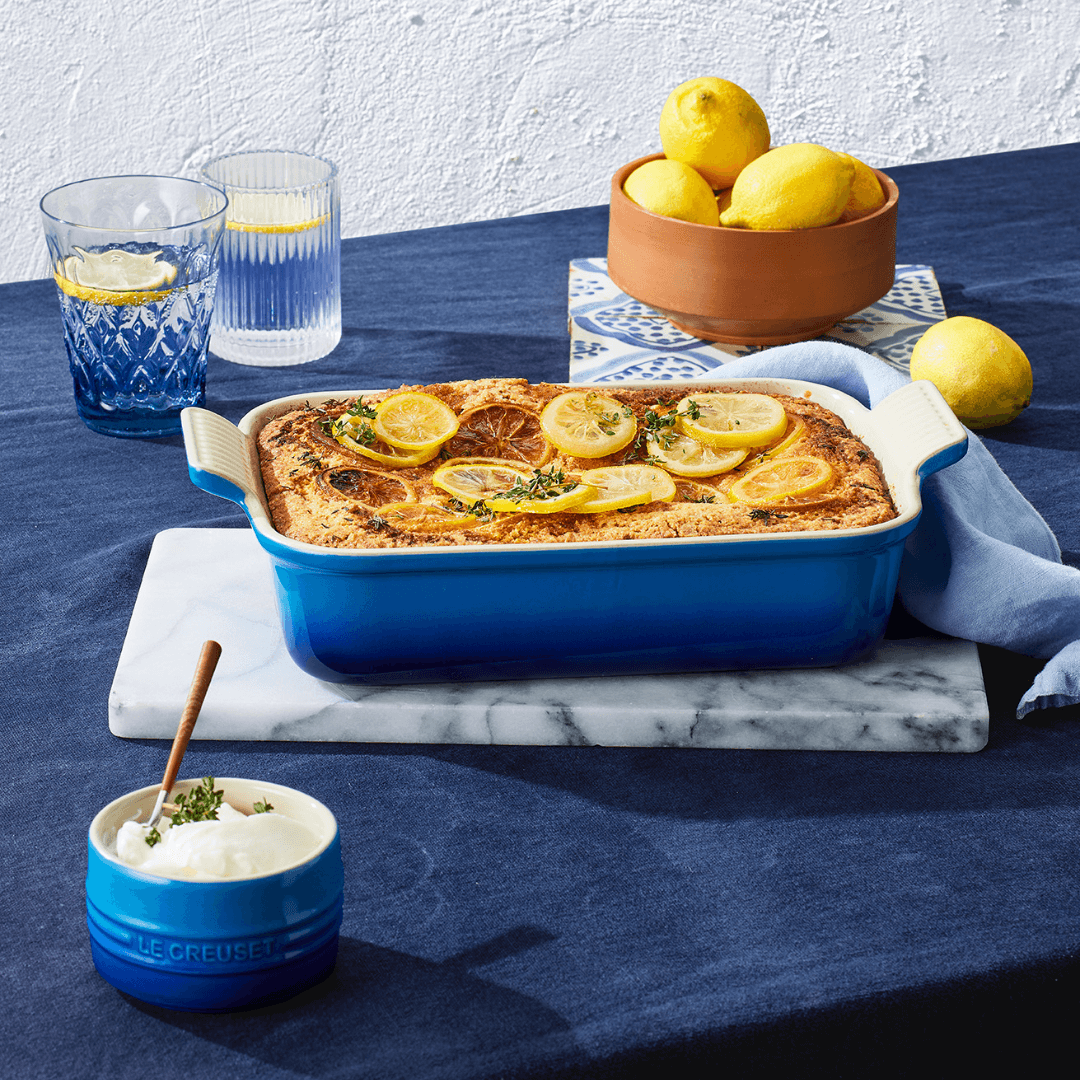 Lemon Thyme Polenta Cake