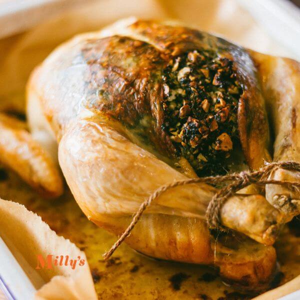 Milly's Roast Chicken with Hazelnut Butter