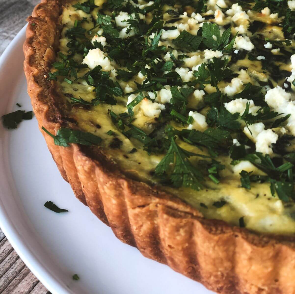 Milly's Ricotta and Silverbeet Tart