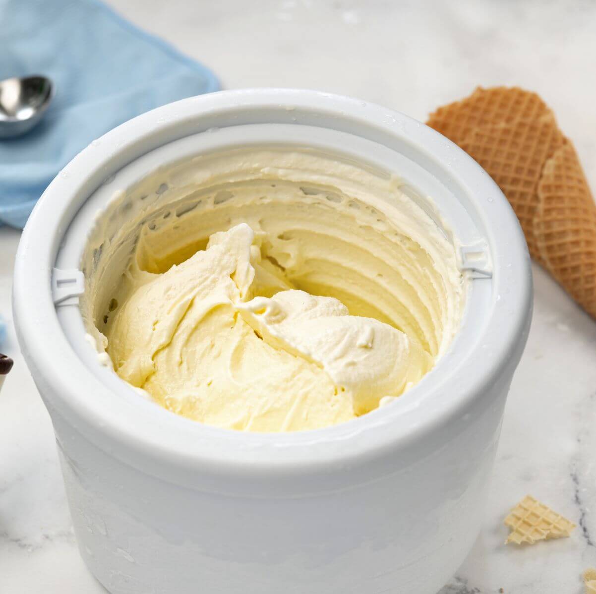 The Best Vanilla Ice Cream (Egg Free)