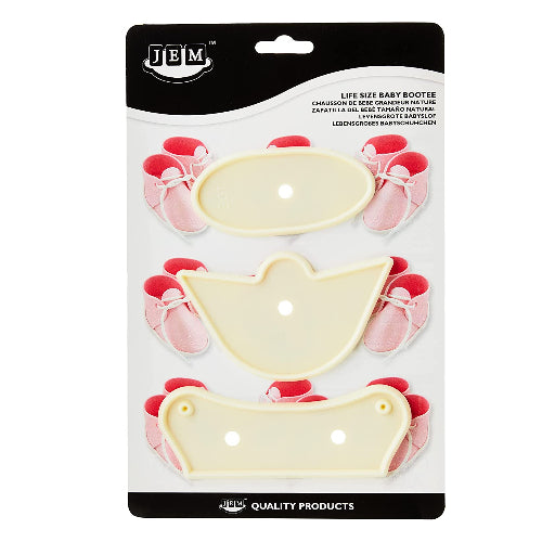 JEM Life Size Baby Bootee Cutter Set