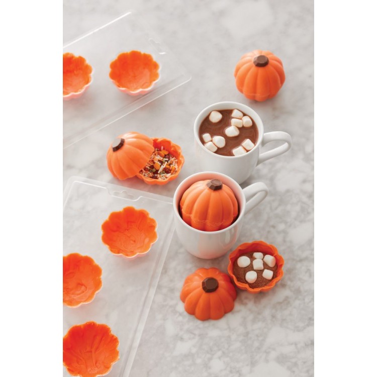 Wilton Pumpkin Cocoa Bomb Candy Mould 2ct
