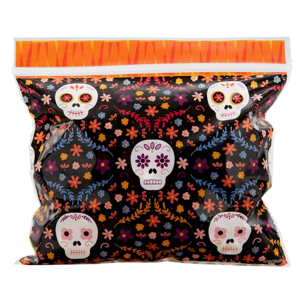 Wilton Day of the Dead Resealable Bags 20ct