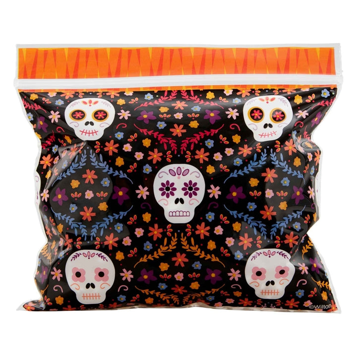 Wilton Day of the Dead Resealable Bags 20ct