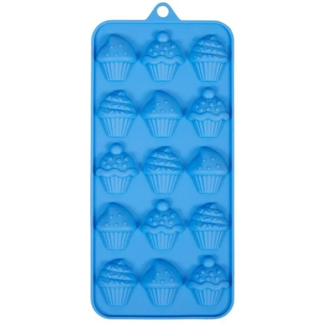 Wilton Silicone Candy Mould - Cupcakes
