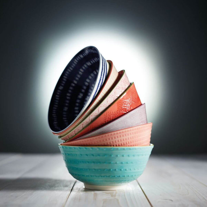 Mikasa Does it All Bowl 15.7cm Leafy Indigo