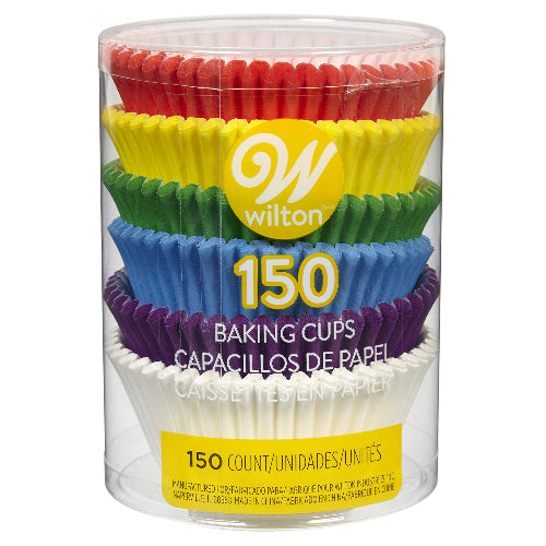 Wilton Standard Baking Cups Rainbow 150ct
