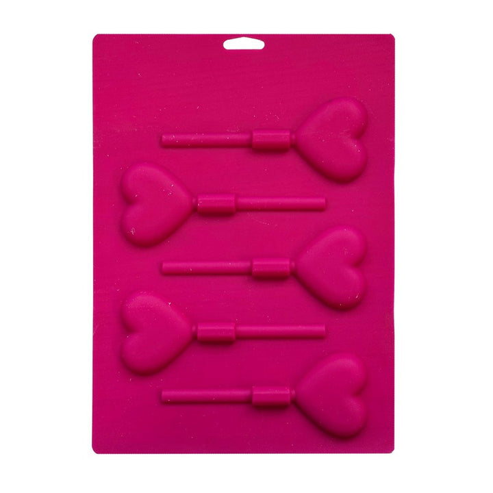 LorAnn Silicone Hearts Lollipop Mould