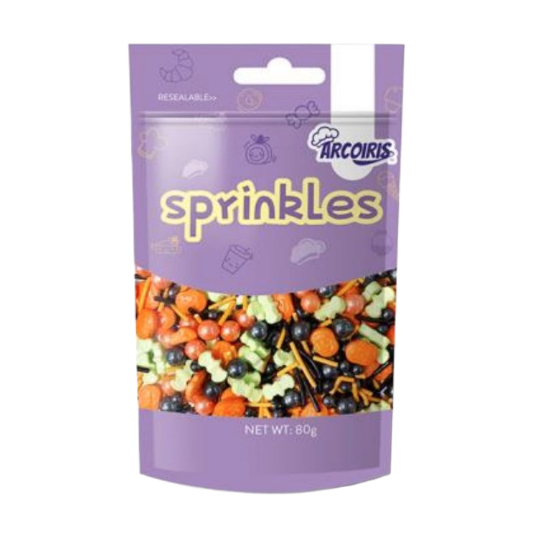 Halloween Pumpkin & Bat Sprinkle Mix