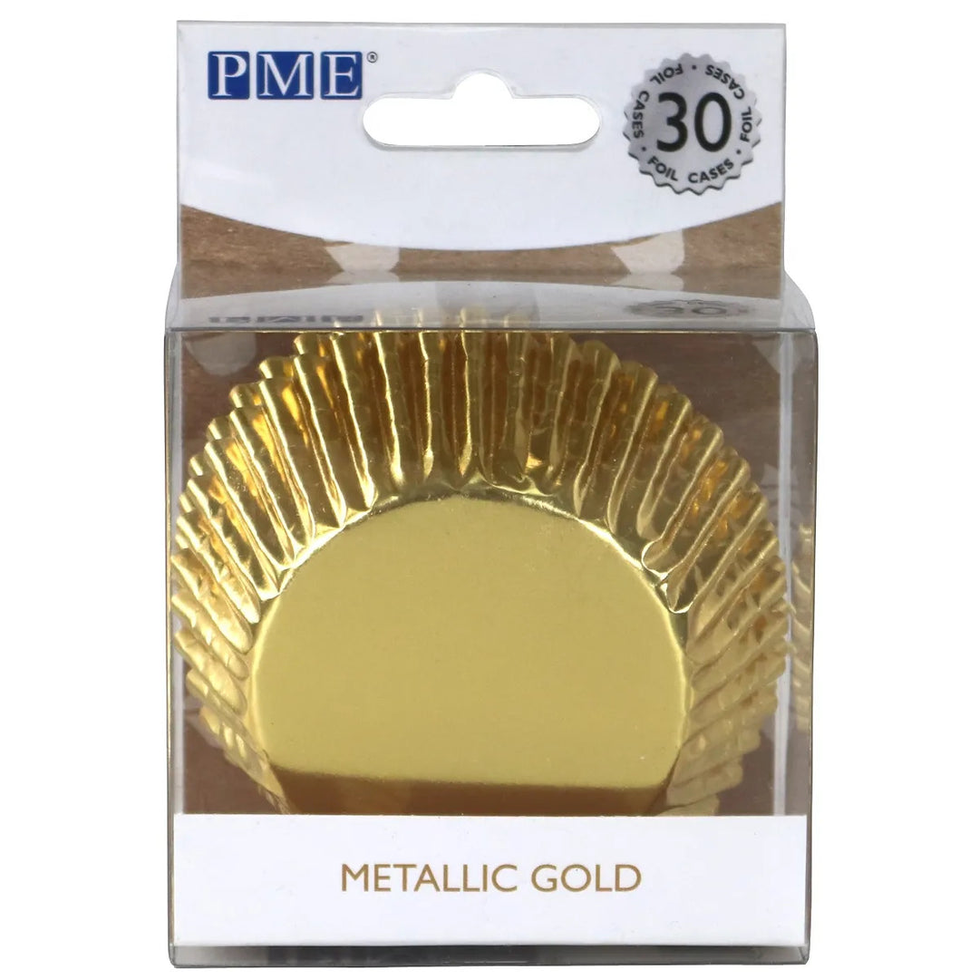 PME Gold Metallic Foil Cupcake Cases 30pk