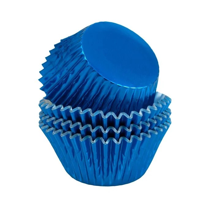 PME Blue Metallic Foil Cupcake Cases 30pk