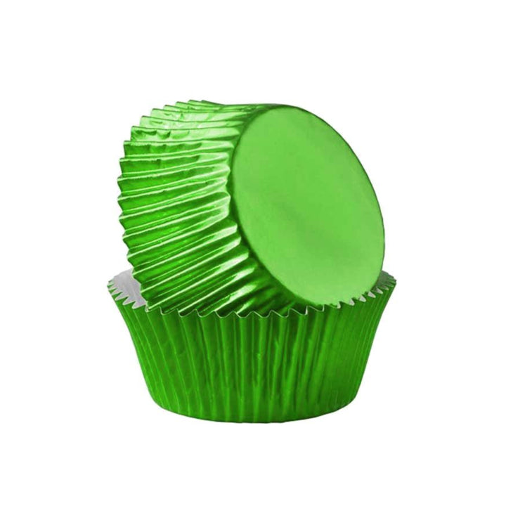 PME Green Metallic Foil Cupcake Cases 30pk