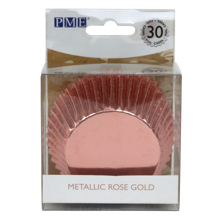 PME Rose Gold Metallic Foil Cupcake Cases 30pk
