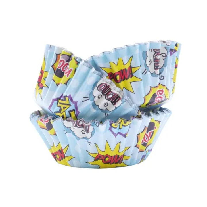 PME Foil Cupcake Cases Comic Book 30pk