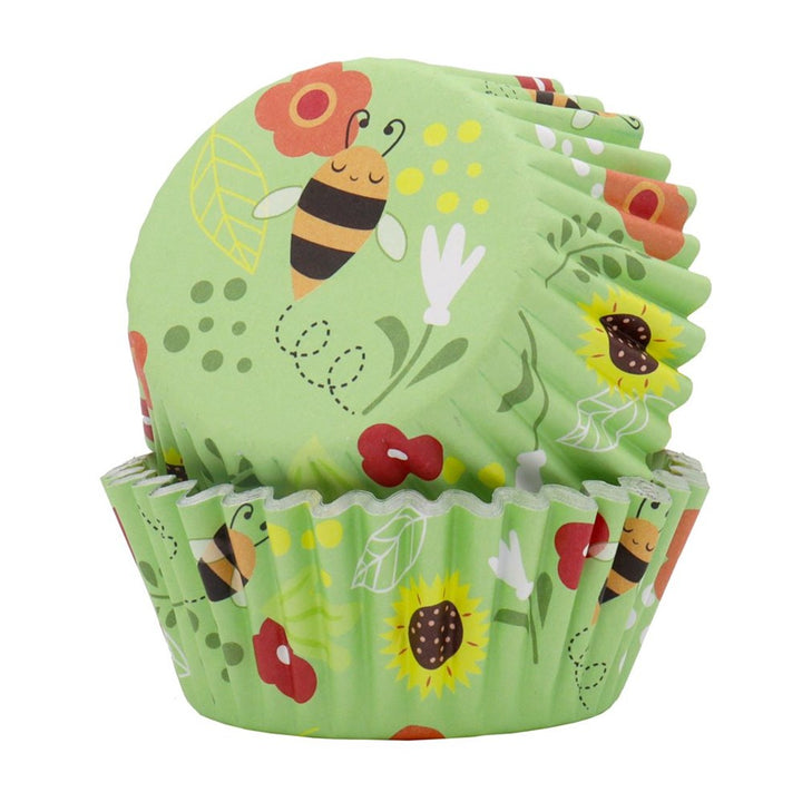 PME Foil Lined Cupcake Cases - Bees Pk/30