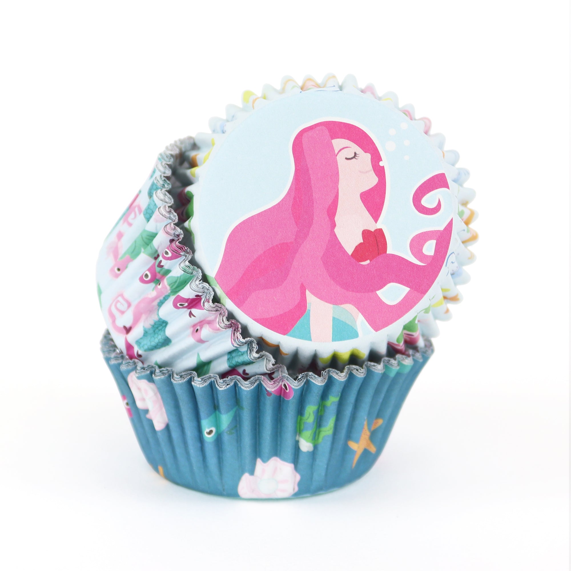 PME Mermaid Foil Cupcake Set 60pk