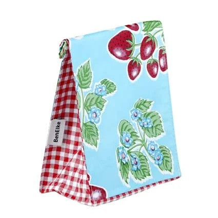 BenElke Lunchbag Blue Strawberry