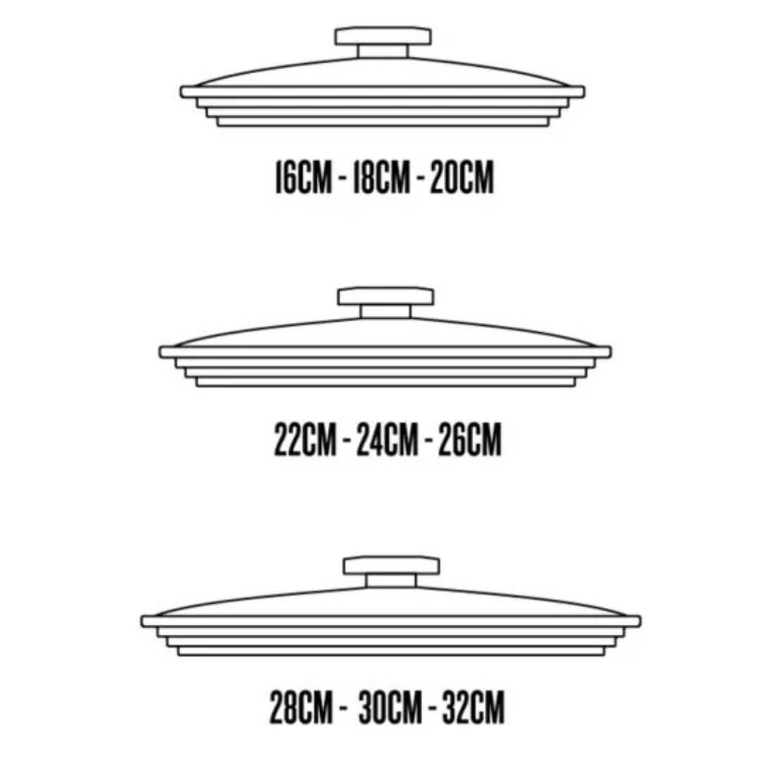 Beka Universal Glass Lid 16-20cm