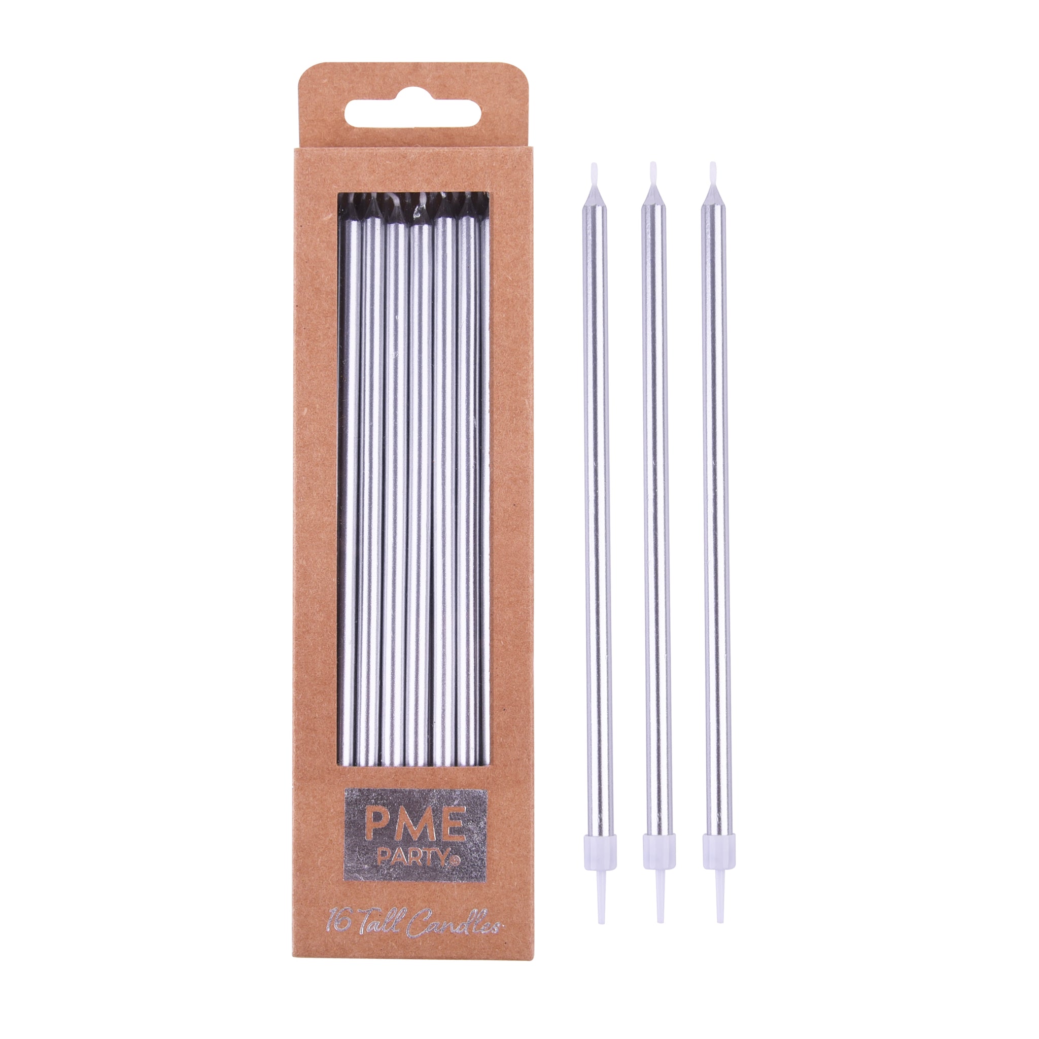 PME Extra Tall Candles 18cm 16pk