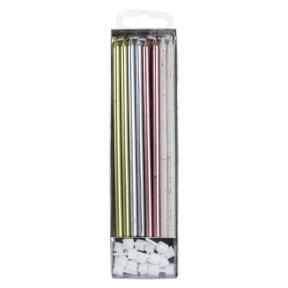 PME Assorted Extra Long Candles 18cm