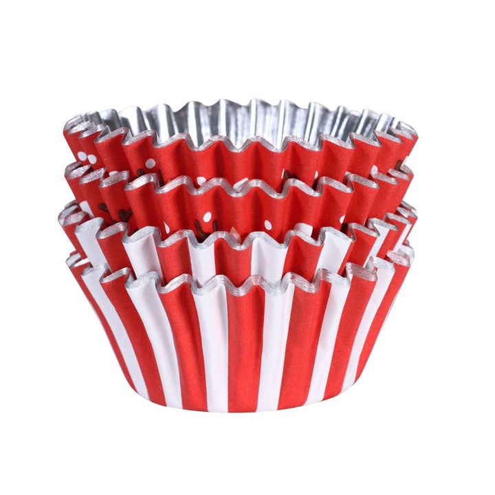 PME Mini Foil Cupcake Cases Rudolph 60pk