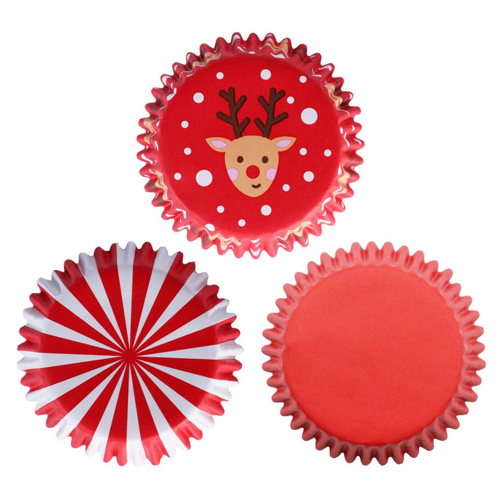 PME Foil Santa Mix Cupcake Cases 100pk