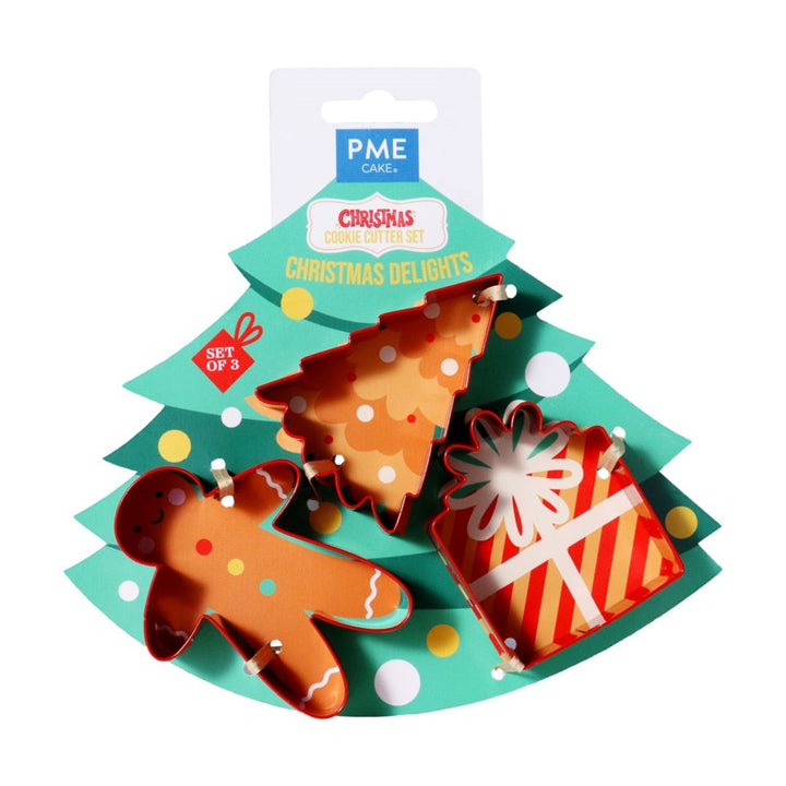PME Christmas Delights Cookie Cutters 3pc