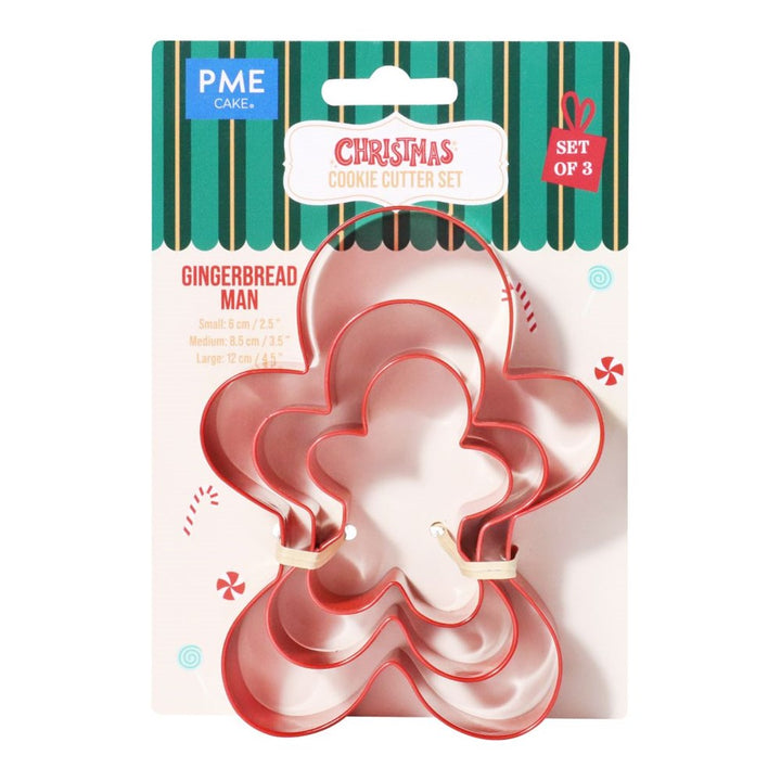 PME Gingerbread Man Cookie Cutters 3pc