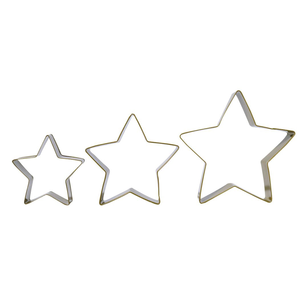 PME Stars Cookie Cutters 3pc