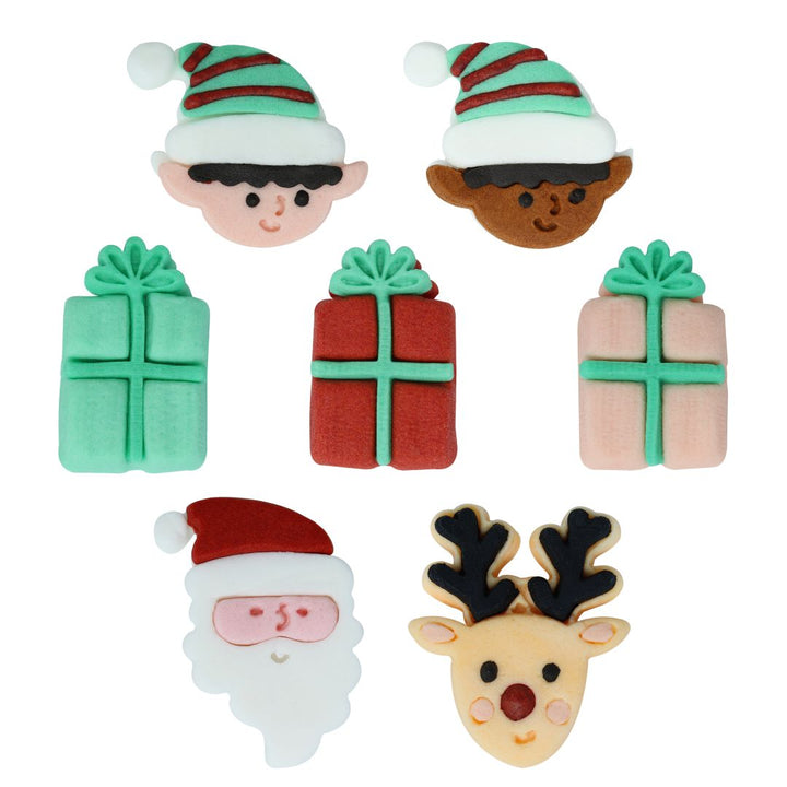 PME Santa's Coming to Town Edible Sugar Decorations 12pc