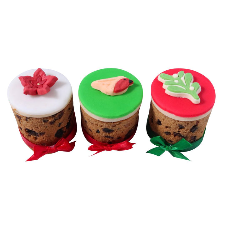 PME Under the Mistletoe Edible Sugar Decorations 12pc