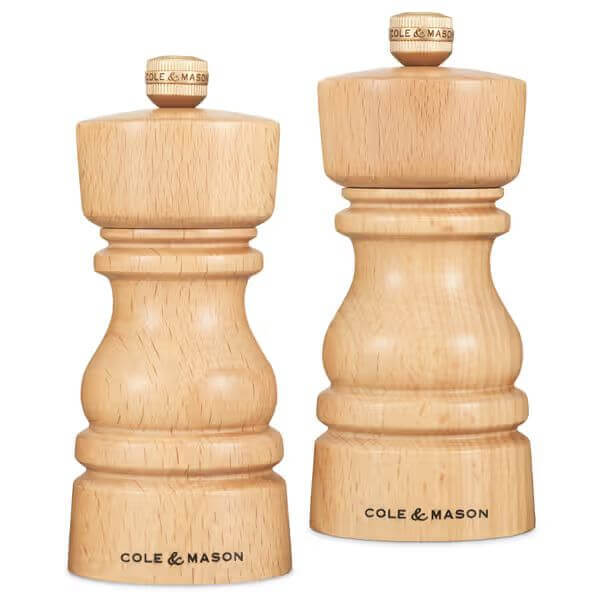 Cole & Mason London Natural Beech Mill Set