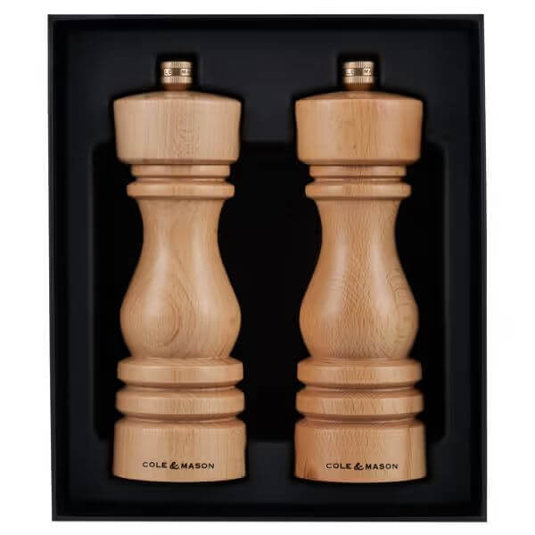 Cole & Mason London Natural Beech Mill Set