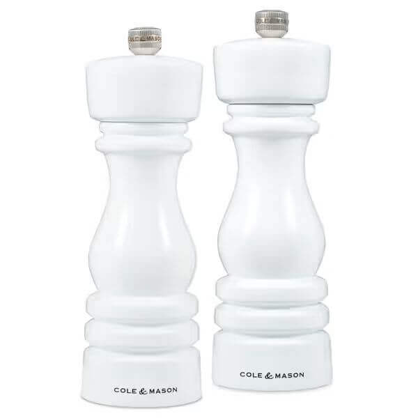 Cole & Mason London White Gloss Mill Set 18cm
