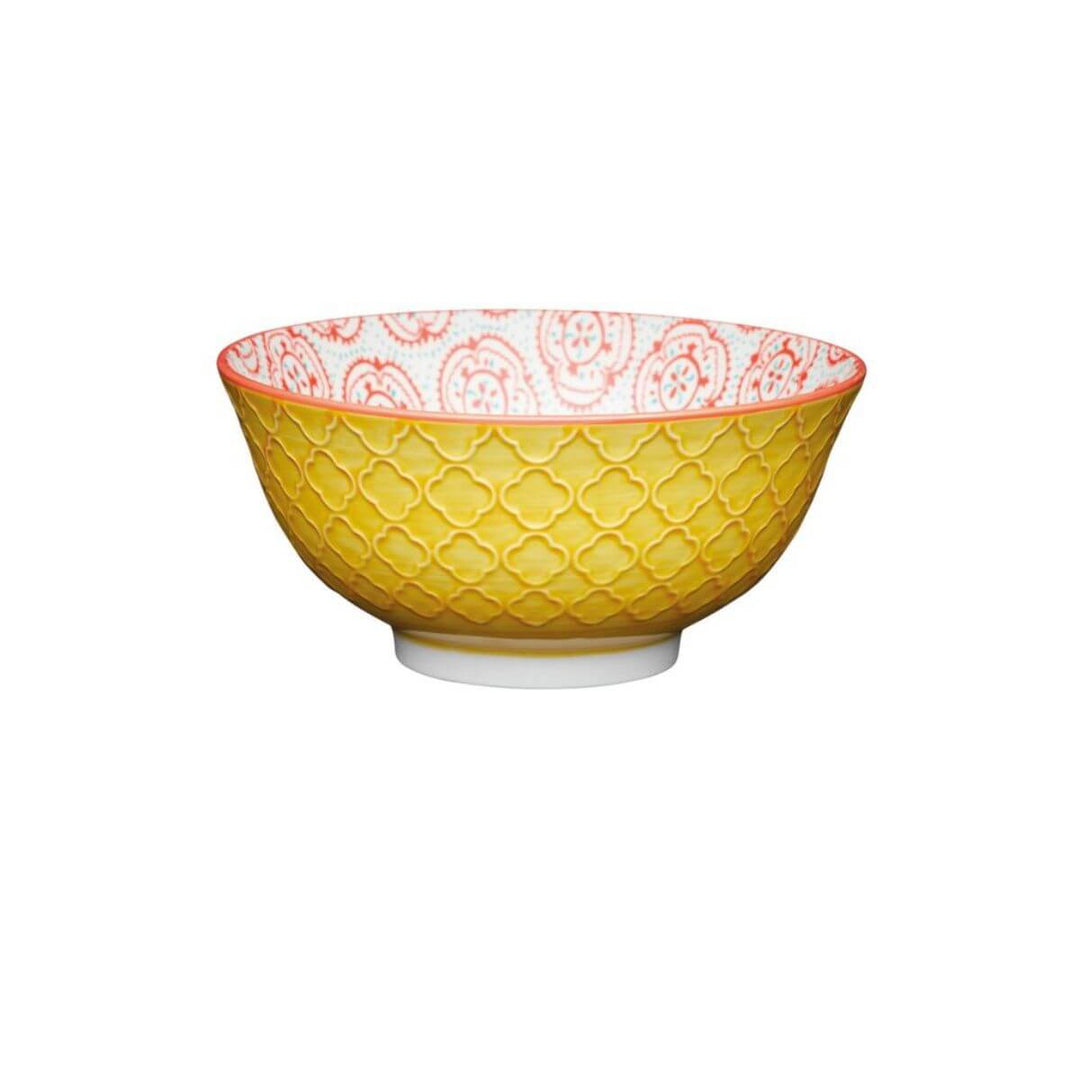 Mikasa Does it All Bowl 15.7cm Yellow Floral