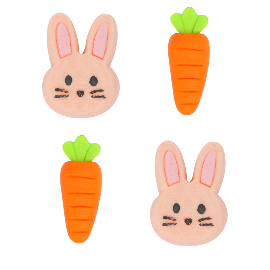 PME Edible Sugar Decorations - Bunnies Set of 12
