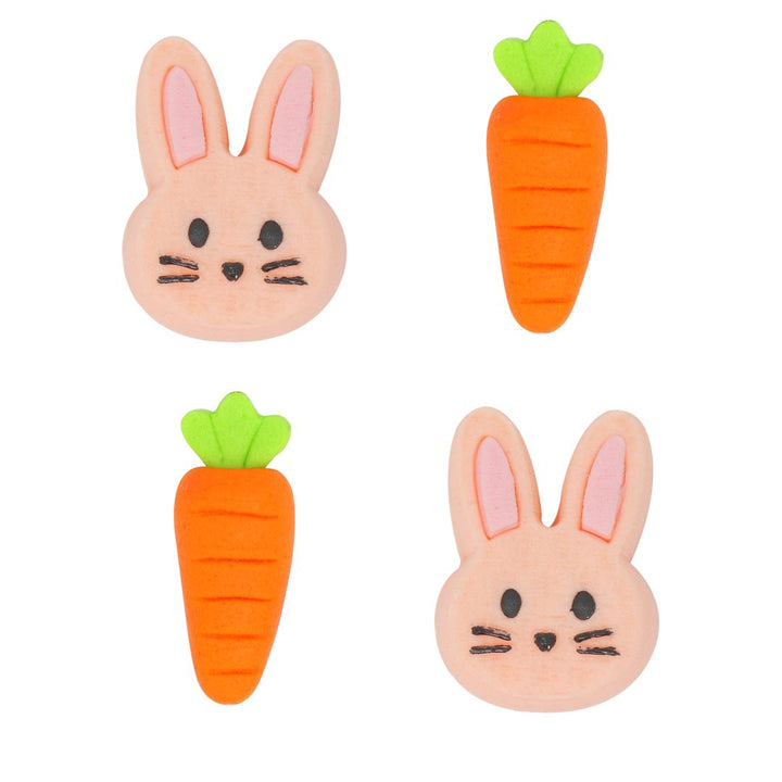 PME Edible Sugar Decorations - Bunnies Set of 12