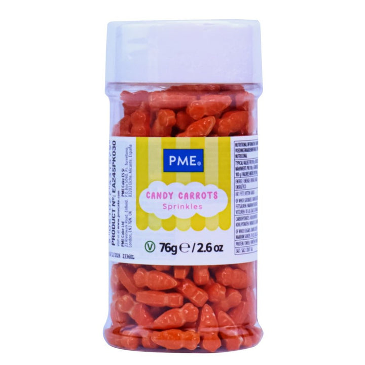 PME Easter Sprinkles - Candy Carrots 60g