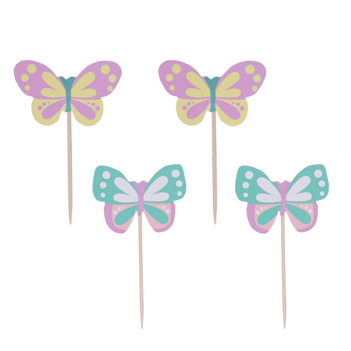 PME Easter Cupcake Toppers - Butterflies Set of 24