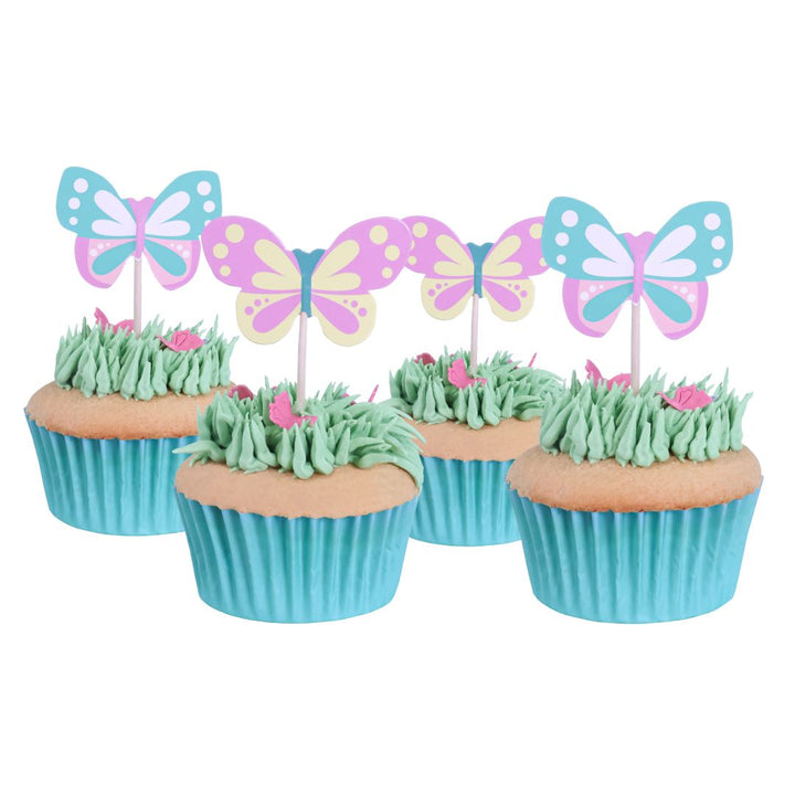 PME Easter Cupcake Toppers - Butterflies Set of 24