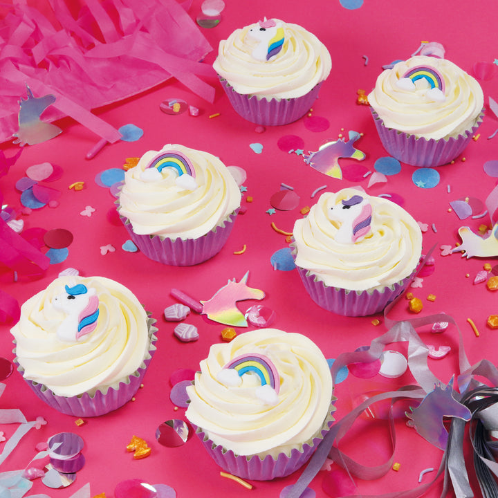 PME Edible Unicorn Cupcake Toppers