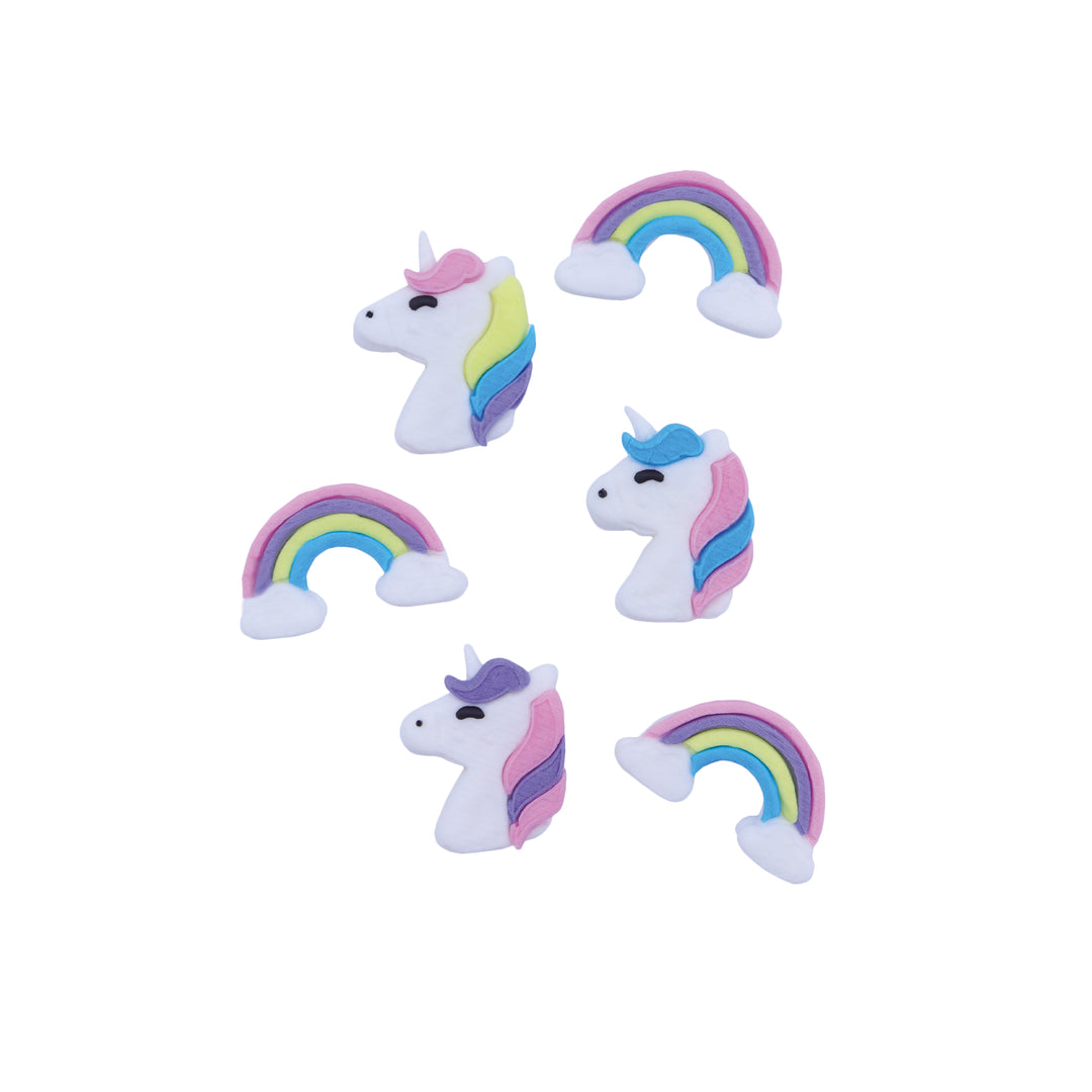 PME Edible Unicorn Cupcake Toppers