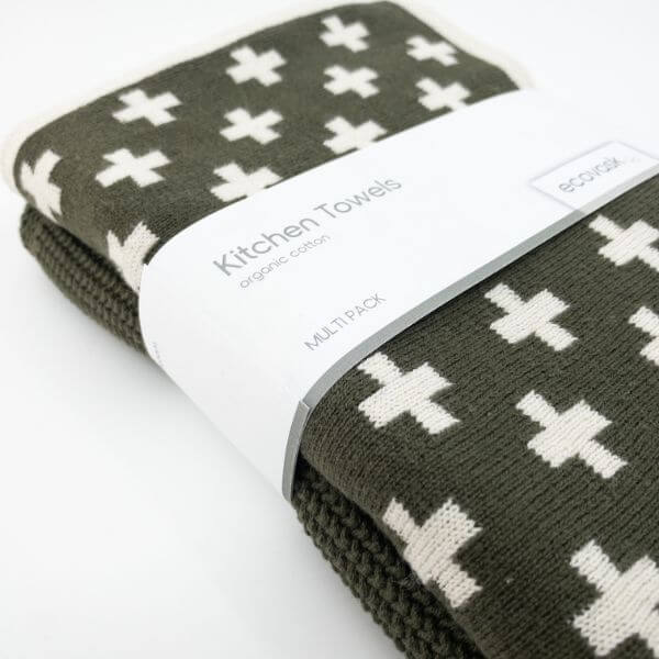 Ecovask Kitchen Towel Combo Winter Moss