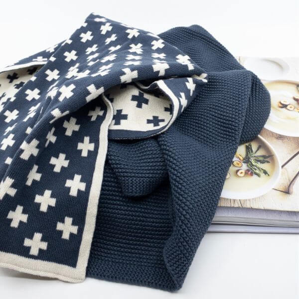 Ecovask Kitchen Towel Combo Navy Royale