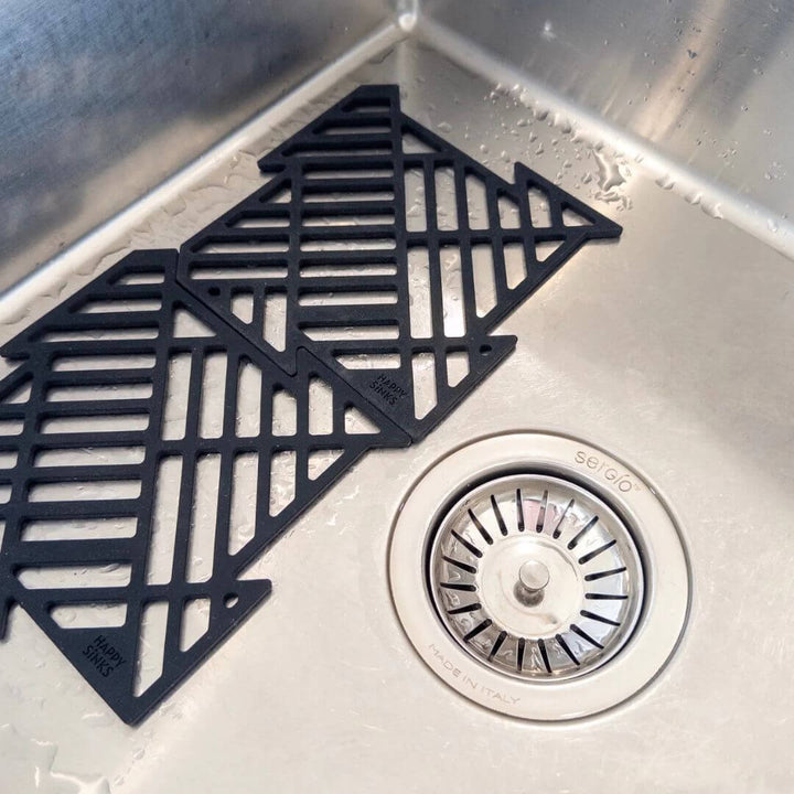 Happy SiNKS Silicone Black Sink Mat