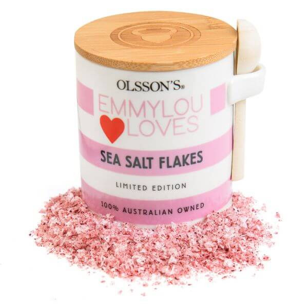 Olsson's Emmylou Loves Salt Flakes Stoneware Jar 110g