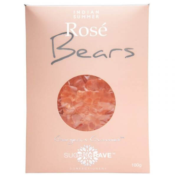 SugarCrave Indian Summer Rosé Bears – Pink Gummies 100g
