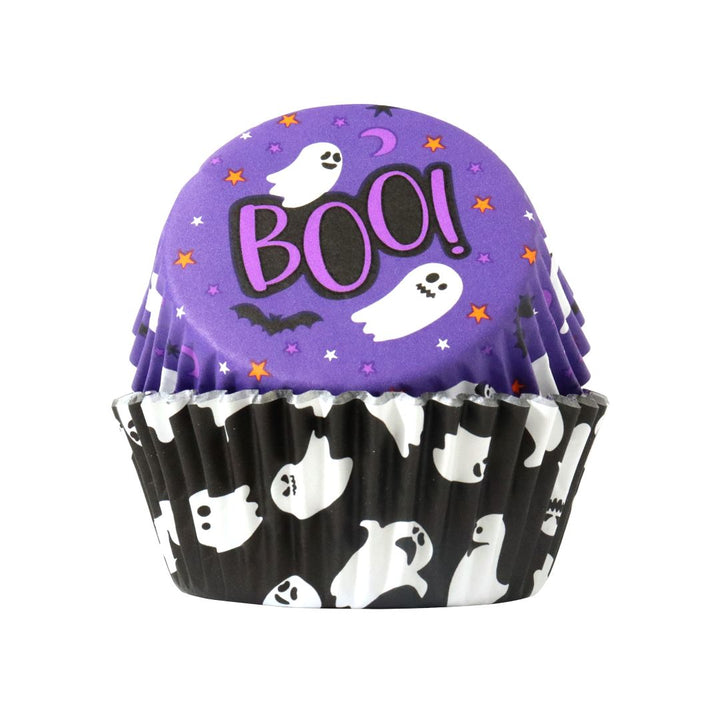 PME Foil Cupcake Cases - Spooky Ghosts 60pk