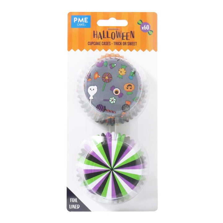 PME Foil Cupcake Cases - Trick or Sweet 60pk